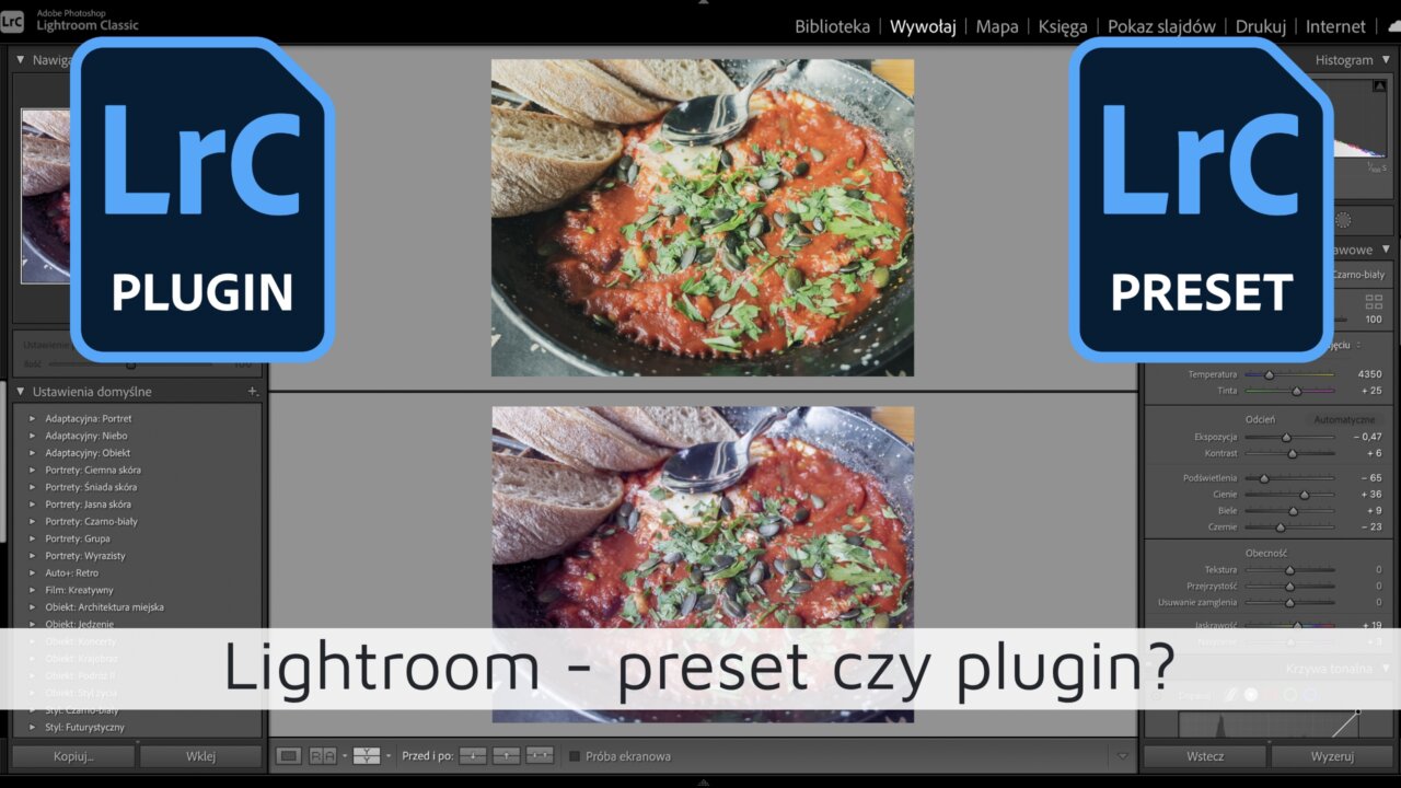 Lightroom preset czy plugin
