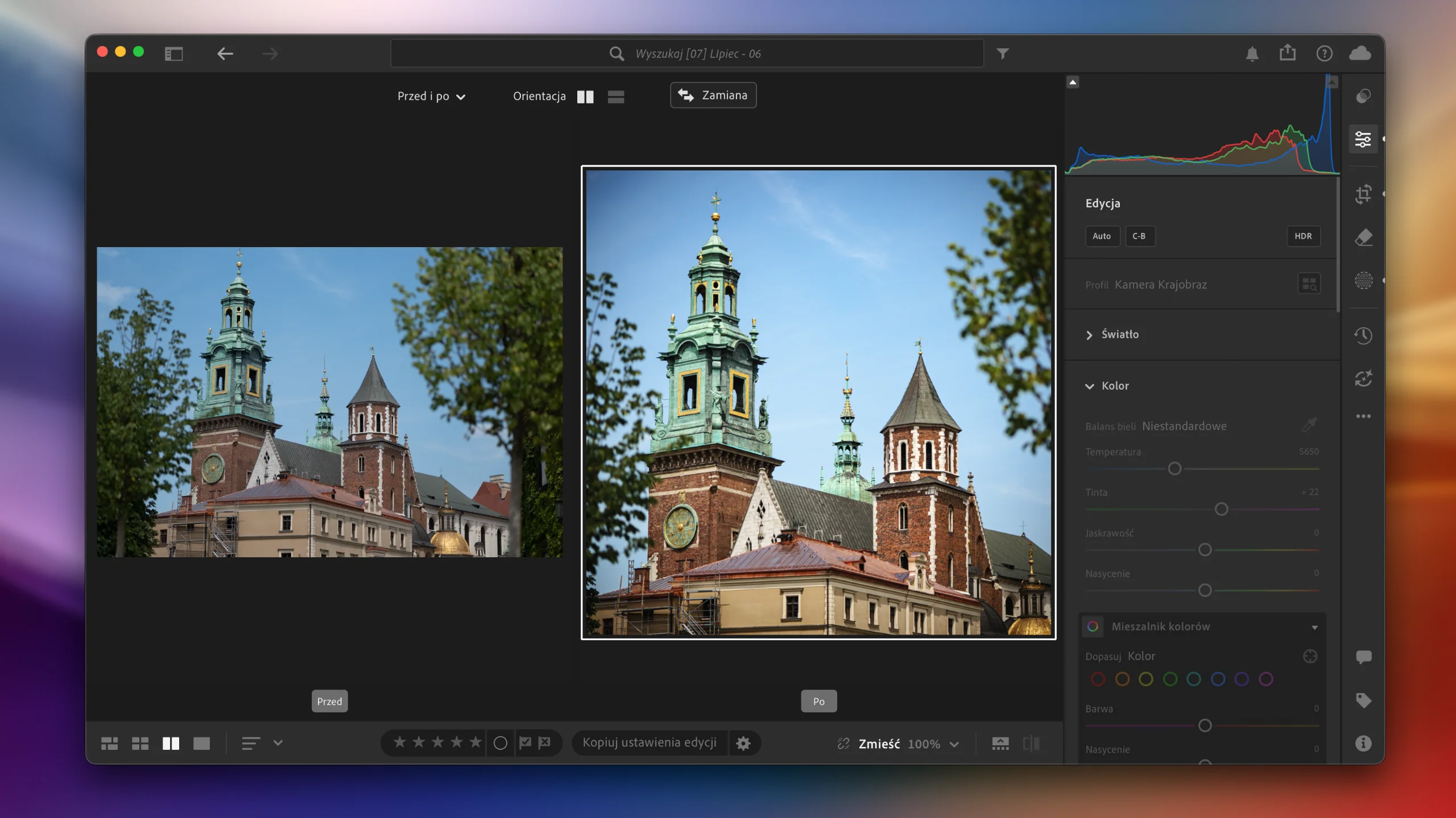 Lightroom – 7 narzędzi które warto poznać